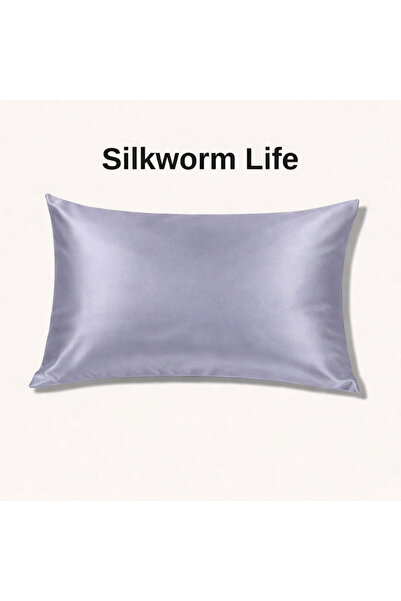 silkworm Siklworm Life ,leylak Renkli 100 % Ipek Yastık Kılıfı ( 50 -70) 1 Ad...