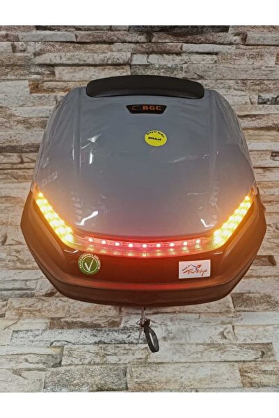 BGC Motosiklet Arka Çantası Işıklı Nardo Gri 33 LT
