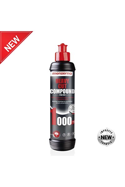 Menzerna YENİ 1000 Kalın Pasta - 250 Ml | Ağır Çizik Zımpara İzi Giderici & H...
