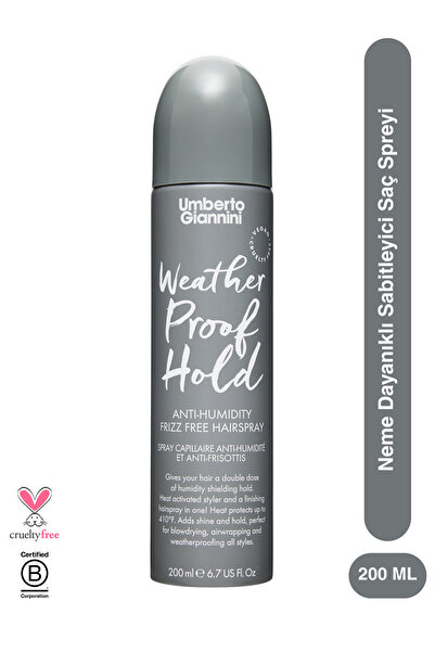 Umberto Giannini Weatherproof Kabarma ve Nem Karşıtı Saç Spreyi 200 ml