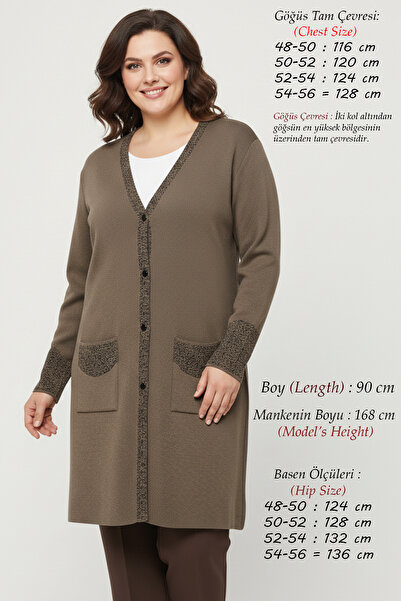 Laden سترة نسائية كبيرة الحجم طويلة وفضية اللون وعالية الجودة ومتوسطة السماكة...