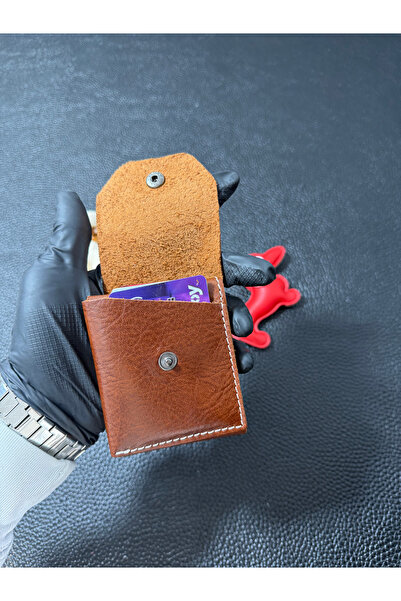 NZCLUB Hakiki vegan taba deri Şık Kaliteli Kartlık Cüzdan