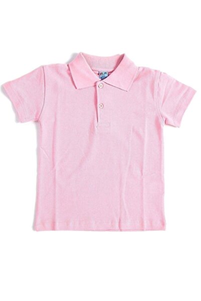 Nacar 23 Nisan Unisex Çocuk Polo Yaka Kısa Kol Okul T-shirt 0-24