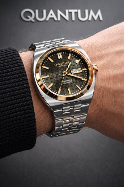 Quantum Men's Wristwatch Automatic Mechanism