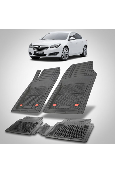 TEAMCAR Covorase Auto TeamCar® Tip Tavita Opel Insignia Sedan(2008-2017) Negru