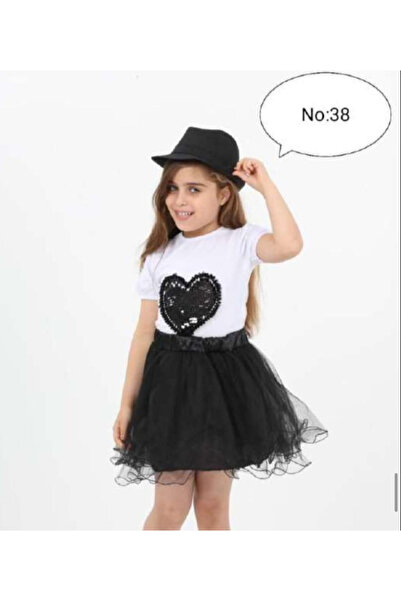 Nacar DEVOJČIČKI CRNO-BELI KOMPLET GORNOG I DONJEG DELA 23. APRIL