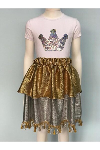 Nacar 23. april Kostim za nastup devojčica Rođendanska haljina sa uzorkom Kra...