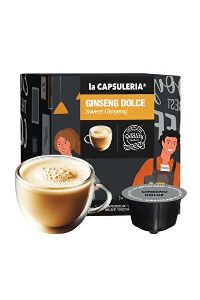 La Capsuleria Ginseng dulce, 16 capsule compatibile Dolce Gusto, La Capsuleria