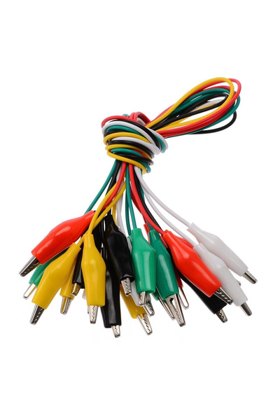 Generic Brand Wired Crocodile Test Cable Crocodile Tip 10 Pieces