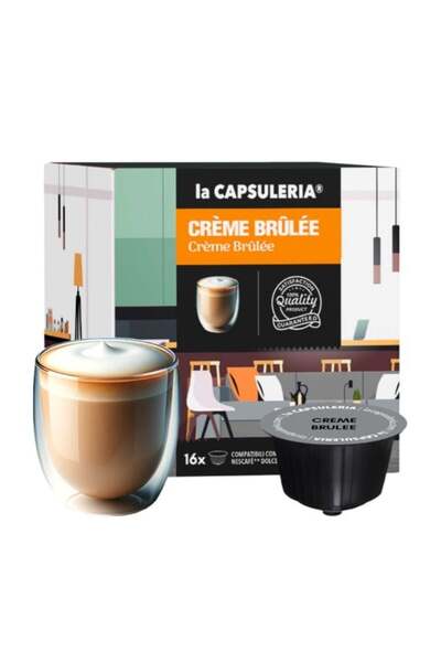 La Capsuleria Creme Brulee, 16 capsule compatibile Dolce Gusto, La Capsuleria