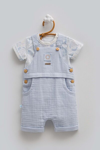 Caramell Free Boy Muslin Salopet Blue