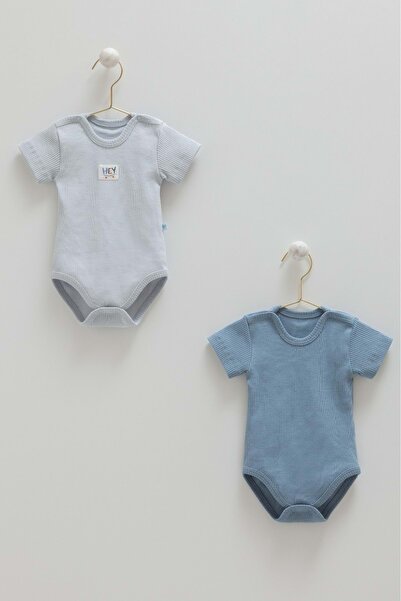 Caramell Basic Kaşkorse Half Sleeve Double Body Blue