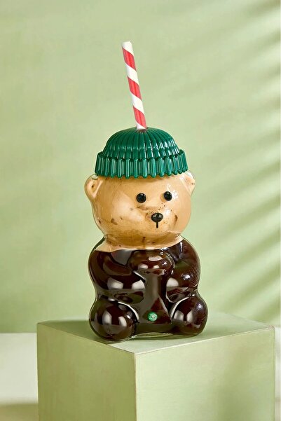 Perotti X Goggy Bear Borosilicate Glass Cold Drink Cup – 550 ml