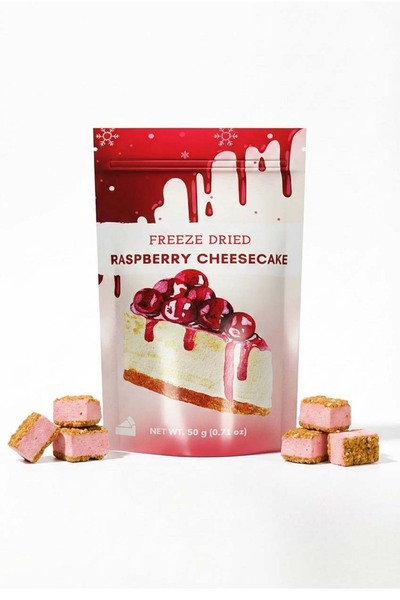 sekafarm Dondurularak Kurutulmuş Frambuaz Cheesecake 50 Gr , Freeze-Dry Framb...