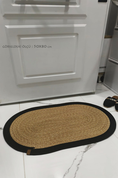 Halise Home Jüt Hasır Kapı önü Paspası , Halı , Yolluk , Hasır Halı , Banyo P...