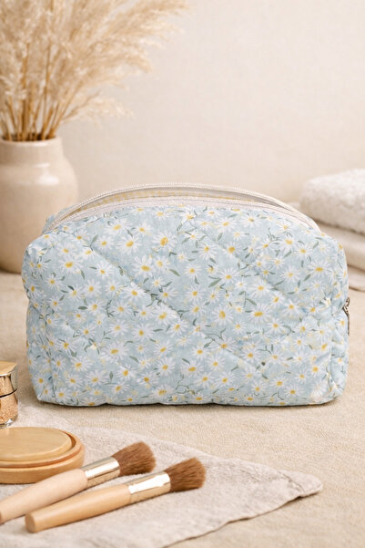 PREGIO Daisy Pattern Makeup Bag