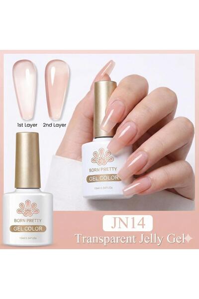 Born Pretty 10ml Jelly Nude Seri Kalıcı Oje JN14 (56347)