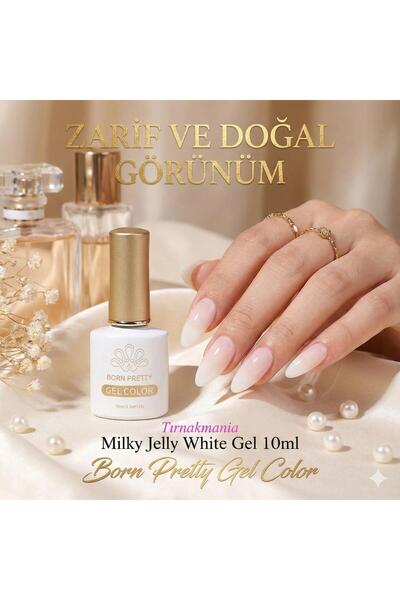 Born Pretty 10 ml Rakı Beyazı kalıcı oje (56365) Milky White