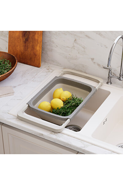 Leony مصفاة منزلية كبيرة قابلة للطي من السيليكون قابلة للطي والتمديد - سعة 6....