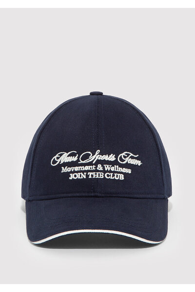 Mavi Embroidered Navy Blue Hat 1913922-25723