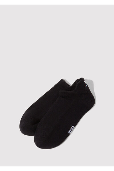 Mavi M Embroidered Black Booties Socks 1913781-900