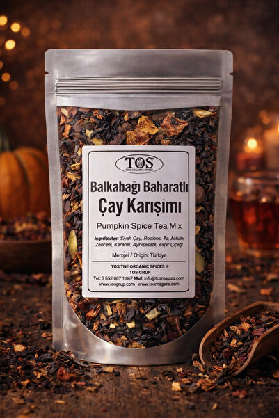 TOS The Organic Spices Pumpkin Spice Tea Blend - 40 Gr, 1St Quality, Pumpkin ...