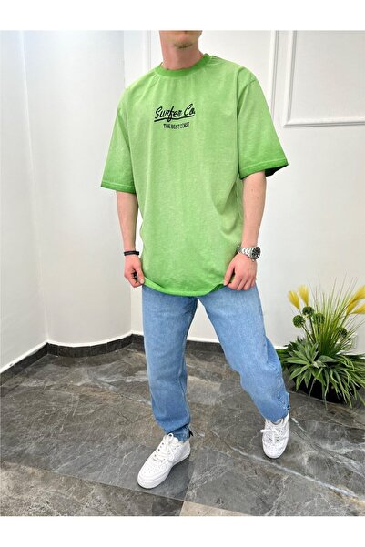 NOMARC Ανδρικό πράσινο μπλουζάκι Surfer Co. που πλένεται