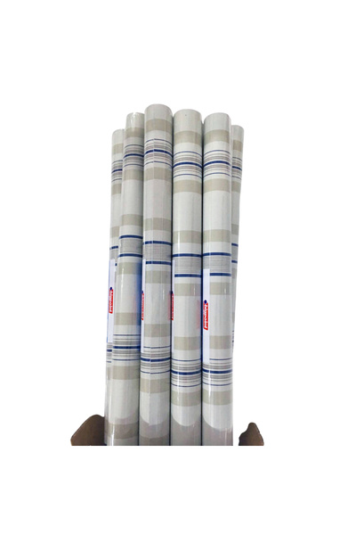 Bigpoint Adhesive Foil 2m Striped Pattern No:103 X 12 Rolls