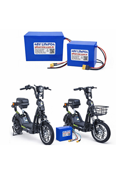 Volta VSM Uyumlu 48V 18Ah LiFePO4 Batarya - Yüksek Menzil & Uzun Ömürlü Lityu...