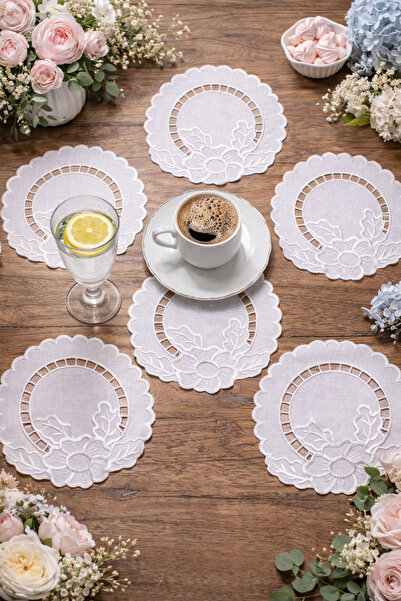 Nakıs bahcesi 6 Adet Kahve Yanı Sunum Peçetesi , Kokteyl Peçetesi