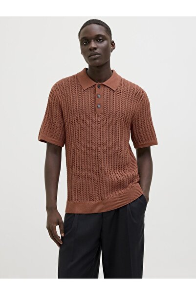 Jack & Jones Premium Gestricktes Polo Einfarbig Gestricktes Polo