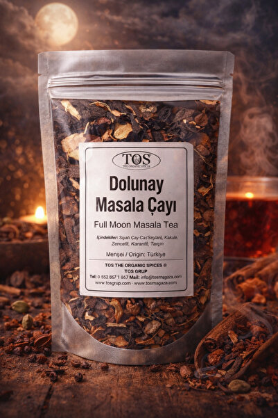 TOS The Organic Spices Dolunay Masala Çayı 40 gr (1. Kalite) Full Moon Masala...