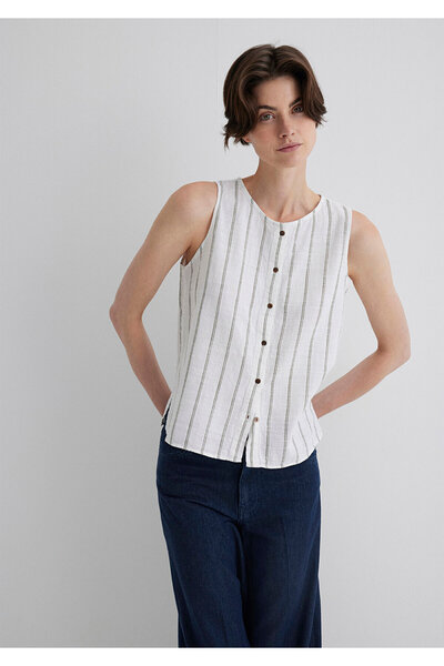 Mavi Yeşil Gömlek Regular Fit / Normal Kesim 1211147-83978