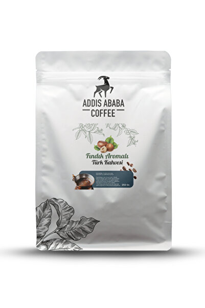 Addis Ababa Coffee 250 جرام قهوة تركية بنكهة البندق