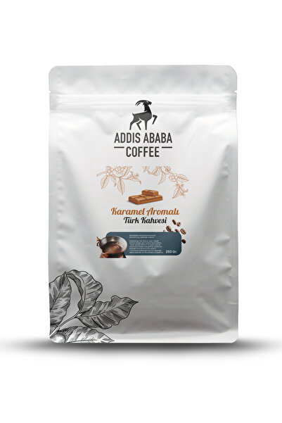 Addis Ababa Coffee 250 جرام قهوة تركية بنكهة الكراميل