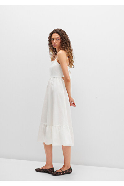 Mavi White Dress with Back Detail 1310804-70057