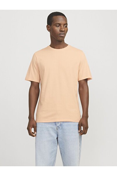 Jack & Jones Basic-T-Shirt mit Rundhalsausschnitt für Herren – Bio