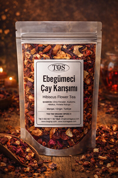 TOS The Organic Spices Ebegümeci Çiçeği Çayı 40 gr (1. Kalite) Hibiscus Flowe...