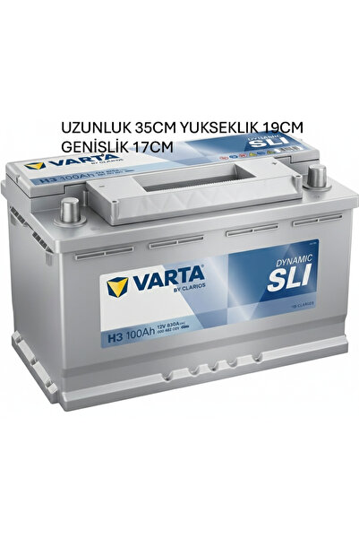 Varta 100 AMPER AKÜ 12 VOLT TRAKTÖR VE AĞIR VASITA 2025 ÜRETİM