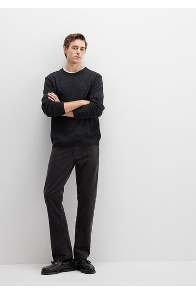 Mavi Hunter Koyu Antrasit Kadife Pantolon 0020235665