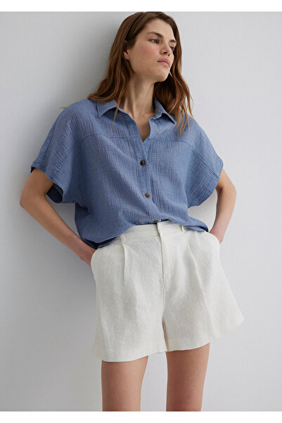 Mavi Textured Shirt Loose Fit / Loose Relaxed Cut 1210758-89861