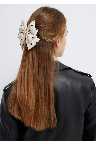 Mavi Polka Dot Bow Hair Clip 1913122 -70048