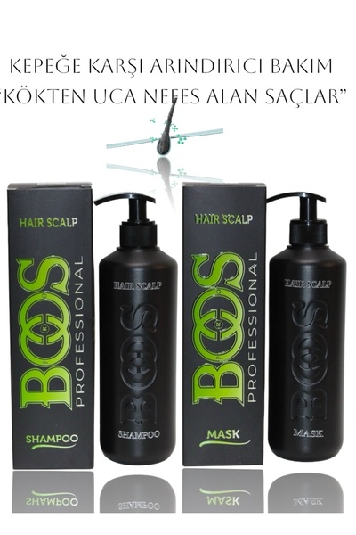Black Seri Haır Scalp Shampoo Mask 2’li Set