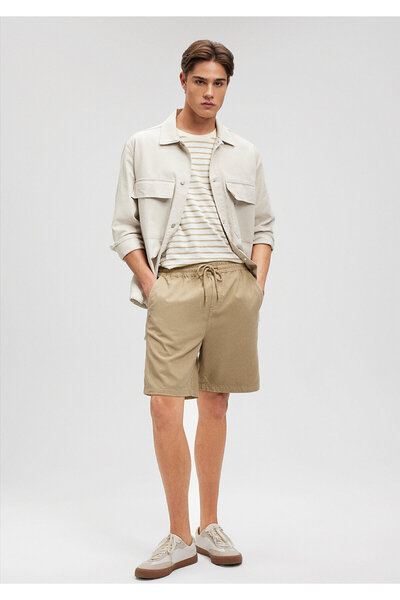 Mavi (TENCEL™) Lyocell Kahverengi Şort 0410010-70203