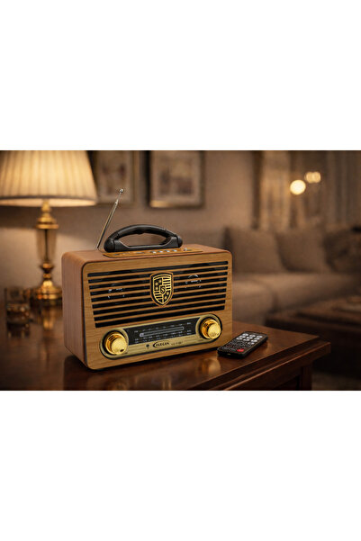 nelerbulurum Şık Tasarımlı Kumandalı Usb/sd/fm/bluetooth Özellikli Radyolu No...