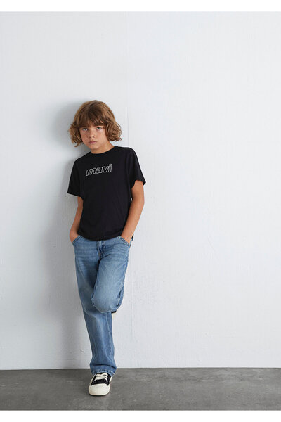 Mavi Tricou negru cu logo imprimat Regular Fit / Regular Fit66323900