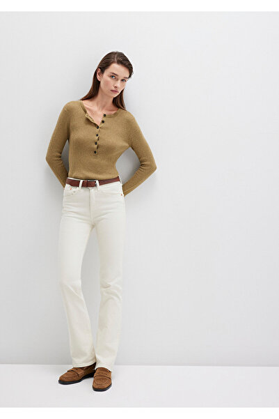 Mavi Maria All Blue White Jean Trousers 101225 -84394