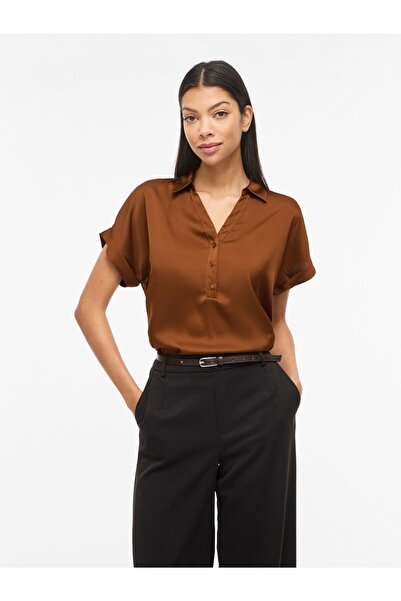 VILA Hemd VIENNA Kurzarm