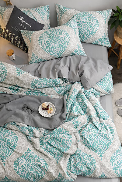 İQON OTTOMAN Tirkizna - Jednokrevetno Elastična navlaka za poplun