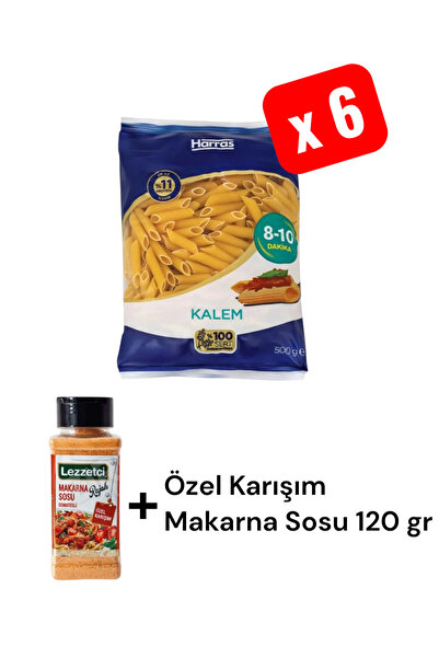 Harras %100 Durum Buğdayı Kalem Makarna I Yüksek Proteinli Penne İtalyan Tipi...